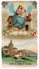【ロレートの聖なる家と聖母子】イタリア・アンティーク＆ヴィンテージホーリーカード