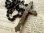 画像3: 【黒色オーバル樹脂珠】【キリスト磔刑十字架クルシフィクス】イタリア・アンティーク＆ヴィンテージロザリオ (3)