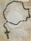 画像5: 【黒色オーバル樹脂珠】【キリスト磔刑十字架クルシフィクス】イタリア・アンティーク＆ヴィンテージロザリオ (5)