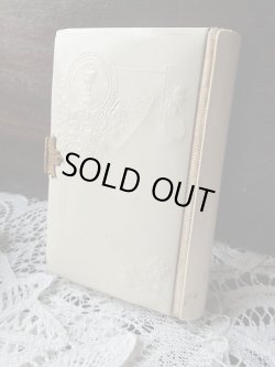 画像3: 【オフホワイトセルロイド真鍮装飾クロス】【ローマ教皇レオ13世時代】チェコ・アンティーク＆ヴィンテージ聖品