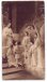 画像1: 【セピアカラー写真風】【聖体拝領少年少女とキリストと天使たち】【1930年】イタリア・アンティーク＆ヴィンテージホーリーカード (1)