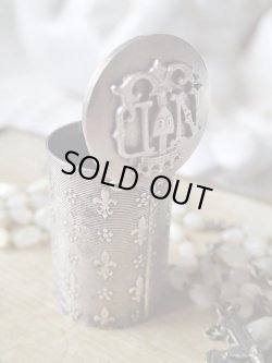 画像6: 【ノートルダム頭文字蓋】【フルールドリス文様ケース】【ロザリオとセット】フランス・アンティーク＆ヴィンテージ聖品