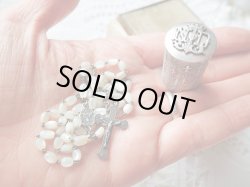 画像11: 【ノートルダム頭文字蓋】【フルールドリス文様ケース】【ロザリオとセット】フランス・アンティーク＆ヴィンテージ聖品