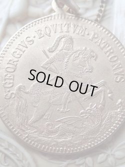 画像7: 【聖ジョルジョ（ゲオルギウス）】【イエス嵐を鎮める】【金鍍金】フランス・アンティーク＆ヴィンテージメダイ