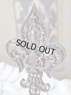 画像8: 【透かし細工ブルターニュ紋章と（国）旗十字架】【フルールドリス型封蝋用シーリングスタンプ】フランス・アンティーク＆ヴィンテージ聖品