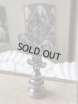 画像3: 【透かし細工ブルターニュ紋章と（国）旗十字架】【フルールドリス型封蝋用シーリングスタンプ】フランス・アンティーク＆ヴィンテージ聖品