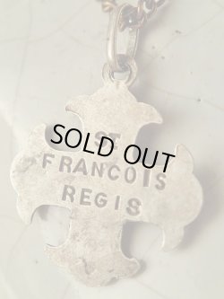 画像3: 【シルバー製クロスフルーリー型メダイ】【聖ジャン・フランソワ・レジ】フランス・アンティーク＆ヴィンテージメダイ