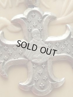 画像5: 【シルバー製クロスフルーリー型メダイ】【聖ジャン・フランソワ・レジ】フランス・アンティーク＆ヴィンテージメダイ