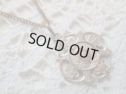 画像4: 【フルールドリスと剣透かし細工】【無原罪の聖母金鍍金】【1908年】フランス・アンティーク＆ヴィンテージメダイ