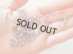 画像10: 【アメシストカラークリアカットガラス珠】【ルルドの聖母メダイ】フランス・アンティーク＆ヴィンテージロザリオ