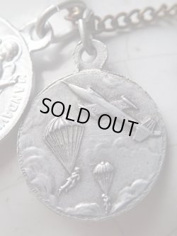 画像6: 【大天使ミカエル/空軍パラシュート部隊】【大天使ミカエル/守護の天使】【メダイセット】フランス・アンティーク＆ヴィンテージメダイ