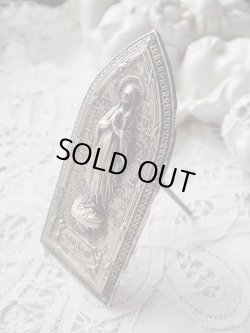 画像10: 【シルバーレリーフルルドの聖母】【携帯用小祭壇】フランス・アンティーク＆ヴィンテージ聖品