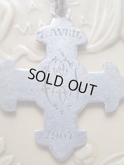 画像6: 【シルバー製クロスフルーリー型】【無原罪の聖母】【1907年】フランス・アンティーク＆ヴィンテージ聖品