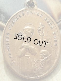 画像6: 【アッシジの聖フランシスコ】フランス・アンティーク＆ヴィンテージメダイ