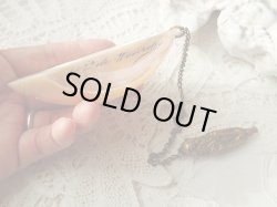 画像3: 【ルルドの聖母巡礼者用白蝶貝製聖水汲み器】【落下防止クリップチェーン付】フランス・アンティーク＆ヴィンテージ聖品