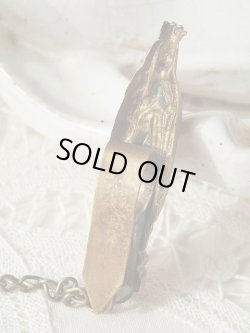 画像8: 【ルルドの聖母巡礼者用白蝶貝製聖水汲み器】【落下防止クリップチェーン付】フランス・アンティーク＆ヴィンテージ聖品