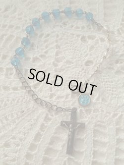 画像4: 【ヴィンテージ珠とアンティーククロス使用ロザリオブレスレット】フランス・イタリア・アンティーク＆ヴィンテージロザリオ