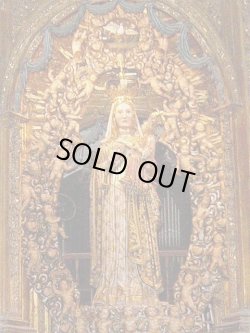 画像11: 【王冠ロカイユ装飾額縁風】【ルーゴ大聖堂大きな目の聖母】スペイン・アンティーク＆ヴィンテージメダイ