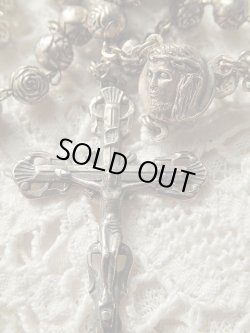 画像6: 【薔薇形状珠】【総シルバー製】イタリア・アンティーク＆ヴィンテージロザリオ