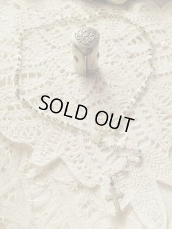 画像16: 【隠し扉聖像付ケース】【ノートルダム頭文字蓋フルールドリス文様】【ロザリオとセット】フランス・アンティーク＆ヴィンテージ聖品