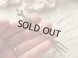 画像9: 【真鍮製フルーツピック2本セット】【ハルピュイアと伊百合紋章】イタリア・アンティーク＆ヴィンテージ品