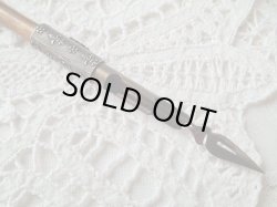 画像8: 【木製カモシカ脚】【ND頭文字とフルールドリス文様ペン軸】フランス・アンティーク＆ヴィンテージ品