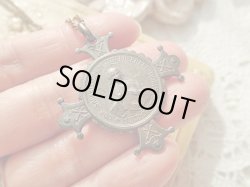 画像6: 【クロス型メダイ】【サクレクール寺院イエスの御心Labarum】フランス・アンティーク＆ヴィンテージメダイ