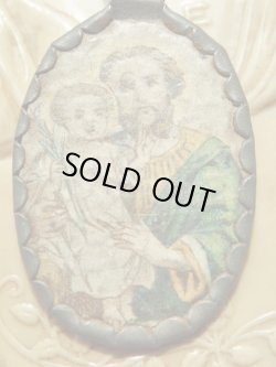 画像6: 【ご絵嵌め込み】【幼子イエスを抱く聖ヨセフ】イタリア・アンティーク＆ヴィンテージメダイ