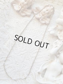 画像3: 【ヴィンテージシルバー800ロングチェーンネックレス】【荒角アズキ70.7cm】イタリア・アンティーク＆ヴィンテージ品