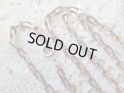 画像6: 【ヴィンテージシルバー800ロングチェーンネックレス】【荒角アズキ70.7cm】イタリア・アンティーク＆ヴィンテージ品