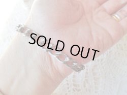 画像6: 【ヴィンテージシルバー925ブレスレット】【半甲丸ひねり20.2cm】イタリア・アンティーク＆ヴィンテージ品