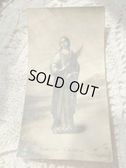 画像11: 【聖セシリア】【メダイとご絵セット】フランス・アンティーク＆ヴィンテージメダイ