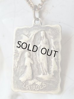 画像4: 【ルルドの聖母】【長方形】フランス・アンティーク＆ヴィンテージメダイ
