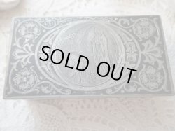 画像5: 【アールヌーヴォー植物文様装飾ルルドの聖母】【メタルジュエリーボックス】フランス・アンティーク＆ヴィンテージ聖品