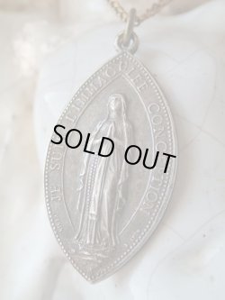 画像3: 【アルジェ（アルジェリア）ルルドの聖母司教区】【アルジェ紋章】【PENIN作】フランス・アンティーク＆ヴィンテージメダイ