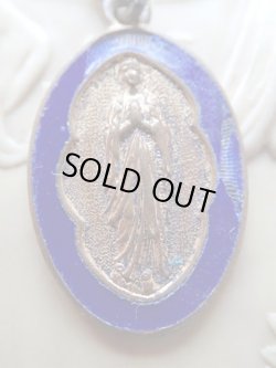 画像6: 【濃紺エナメルとゴールド鍍金】【無原罪の聖母】フランス・アンティーク＆ヴィンテージメダイ