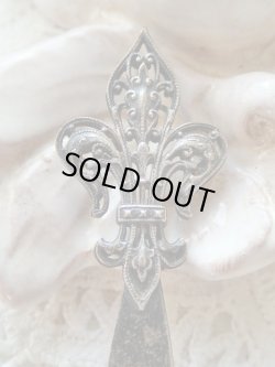 画像3: 【透かし細工フルールドリスと王冠ドラゴン紋章】【ペーパーナイフ兼ブックマーク】フランス・アンティーク＆ヴィンテージ聖品