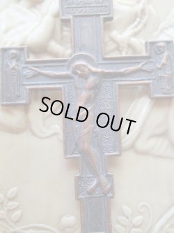 画像6: 【ロシア十字イコンスタイル】【イエスキリスト磔刑クロス型メダイ】【聖母と使徒ヨハネ】イタリア・アンティーク＆ヴィンテージメダイ