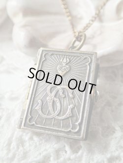 画像2: 【ブック型メダイ】【サクレ・クール】【白黒写真風ご絵】フランス・アンティーク＆ヴィンテージメダイ