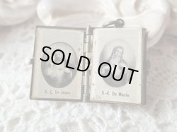 画像7: 【ブック型メダイ】【サクレ・クール】【白黒写真風ご絵】フランス・アンティーク＆ヴィンテージメダイ