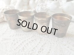 画像2: 【スペインの守護聖人使徒大ヤコブ】【サンティアゴ・デ・コンポステーラ巡礼者聖水用タンブラー4個セット】スペイン・アンティーク＆ヴィンテージ聖品