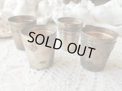 画像3: 【スペインの守護聖人使徒大ヤコブ】【サンティアゴ・デ・コンポステーラ巡礼者聖水用タンブラー4個セット】スペイン・アンティーク＆ヴィンテージ聖品