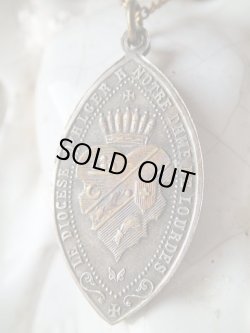 画像4: 【アルジェ（アルジェリア）ルルドの聖母司教区】【アルジェ紋章】【PENIN作】フランス・アンティーク＆ヴィンテージメダイ