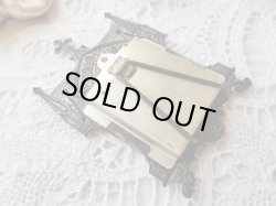 画像7: 【ゴシック聖堂ファサード風観音開き小祭壇スタンド】【イエスの御心聖母の御心】フランス・アンティーク＆ヴィンテージ聖品