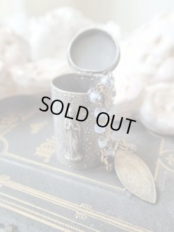 画像2: 【ルルドの聖母】【ノートルダム頭文字ND蓋】【フルールドリス文様ケース】【ロザリオとセット】フランス・アンティーク＆ヴィンテージ聖品