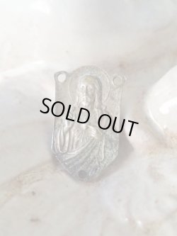 画像2: 【ロザリオ用センターメダイ】【聖母】【イエスの御心】フランス・アンティーク＆ヴィンテージメダイ