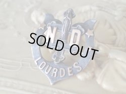 画像5: 【ルルドの聖母】【馬蹄とロレーヌ十字透かしブローチ】フランス・アンティーク＆ヴィンテージ聖品