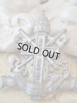 画像4: 【聖地ルルド巡礼記念】【教皇紋章ブローチ】イタリア・アンティーク＆ヴィンテージ聖品