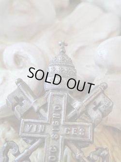 画像5: 【聖地ルルド巡礼記念】【教皇紋章ブローチ】イタリア・アンティーク＆ヴィンテージ聖品