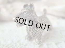 画像2: 【ご予約品】【シルバー800製ミニチュアアニマル】【スコティッシュテリア犬】イタリア